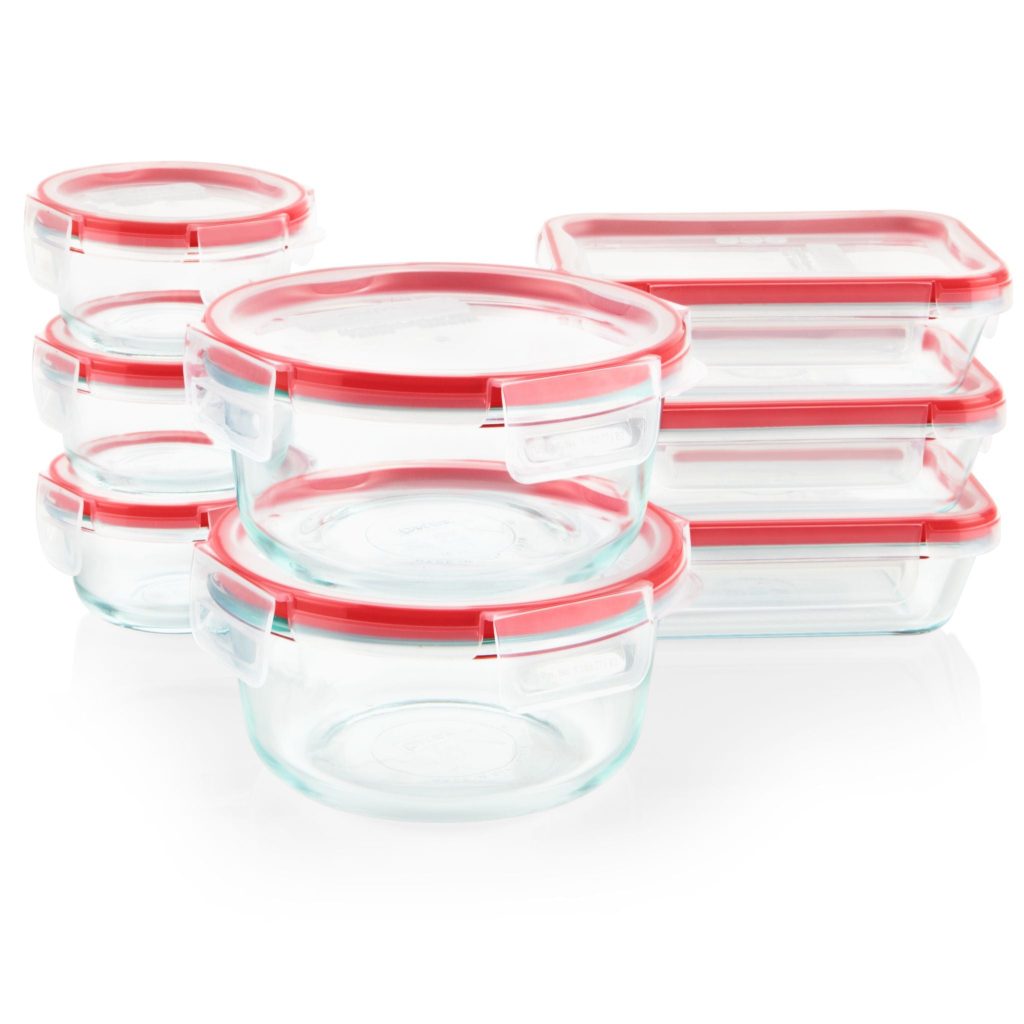 Pyrex? Freshlock? 16-piece Glass Storage Set