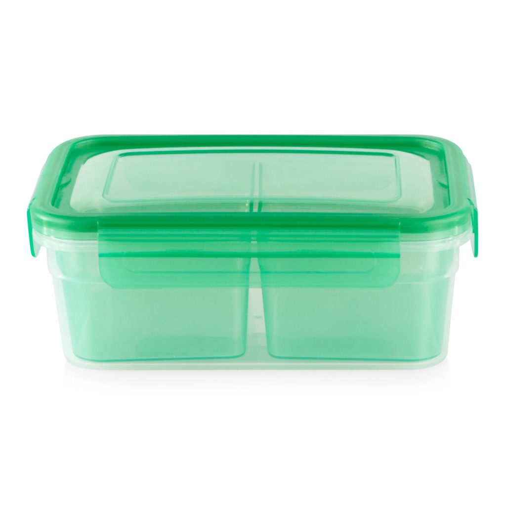 Snapware? Meal Prep Divided: 4.6-cup Rectangle Storage Container. 2-Section