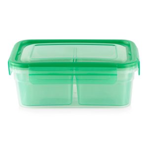 Snapware? Meal Prep Divided: 4.6-cup Rectangle Storage Container. 2-Section