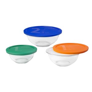 Pyrex? 6-piece Mixing Bowl Set with Assorted Lids