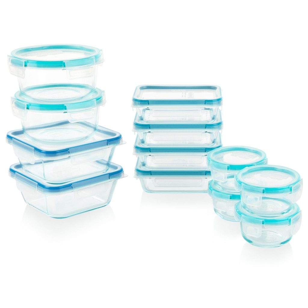 Snapware Total Solution Pyrex Glass 24-piece Food Storage Set