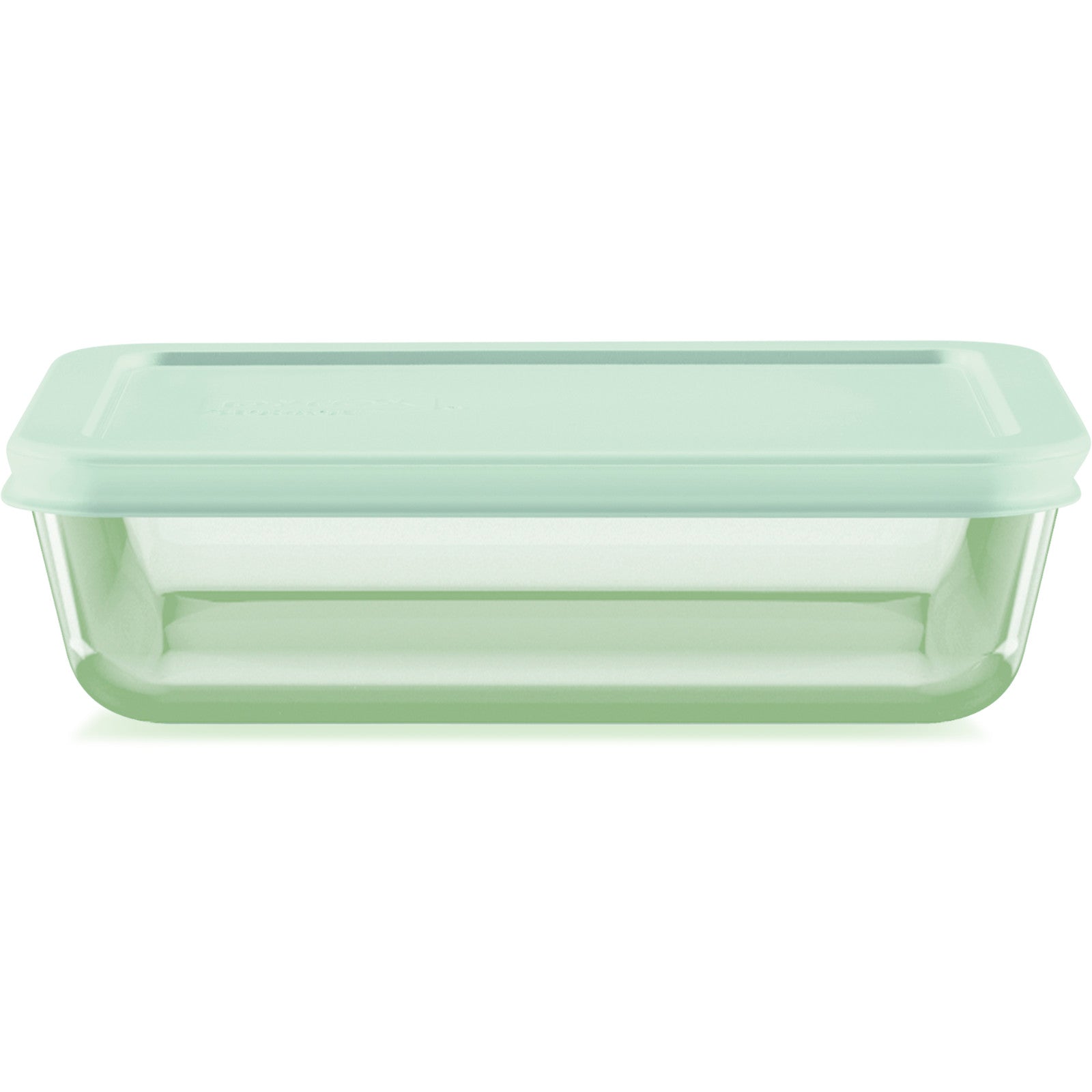 Pyrex Simply Store Tinted 3-cup Rectangle Storage with Green Plastic Lid