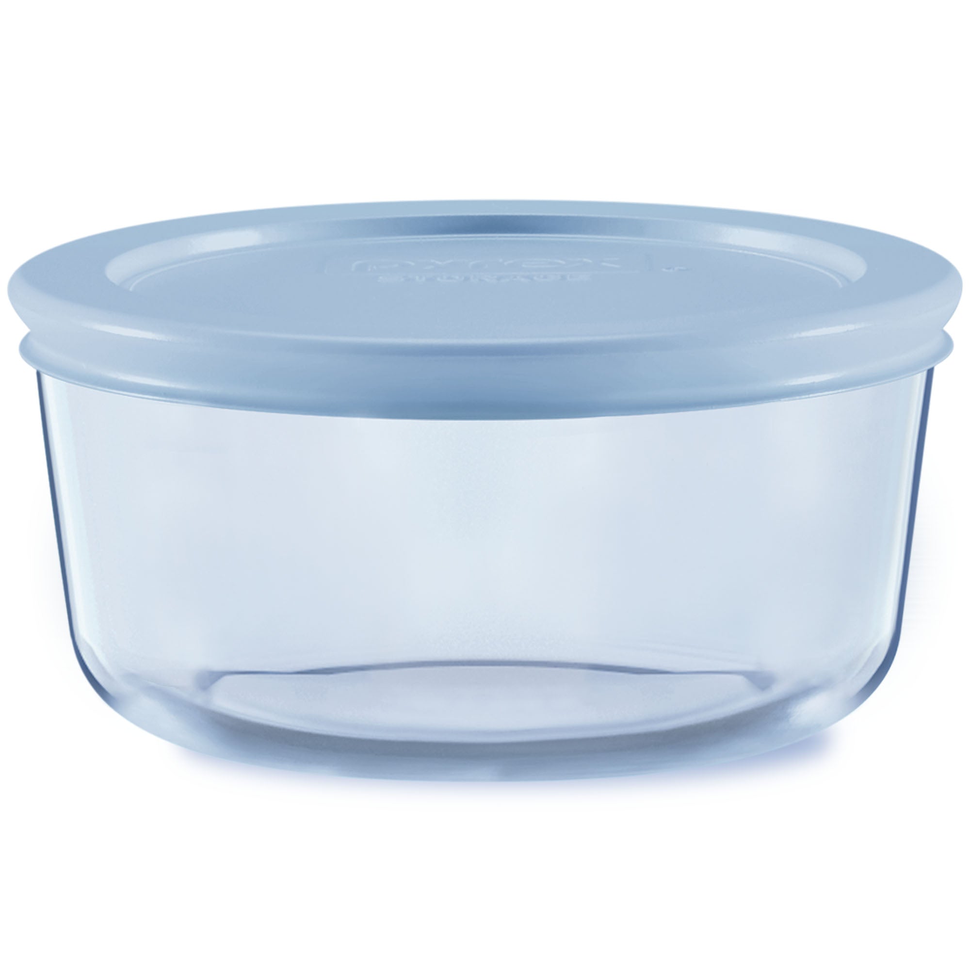 Pyrex? Simply Store? Tinted 2-cup Round Storage with Plastic Lid. Blue