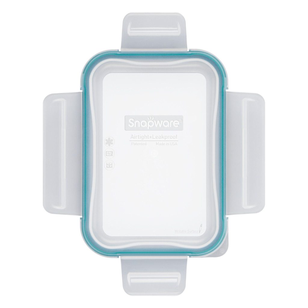 Snapware Total Solution Medium Rectangle Plastic Lid with Green Seal
