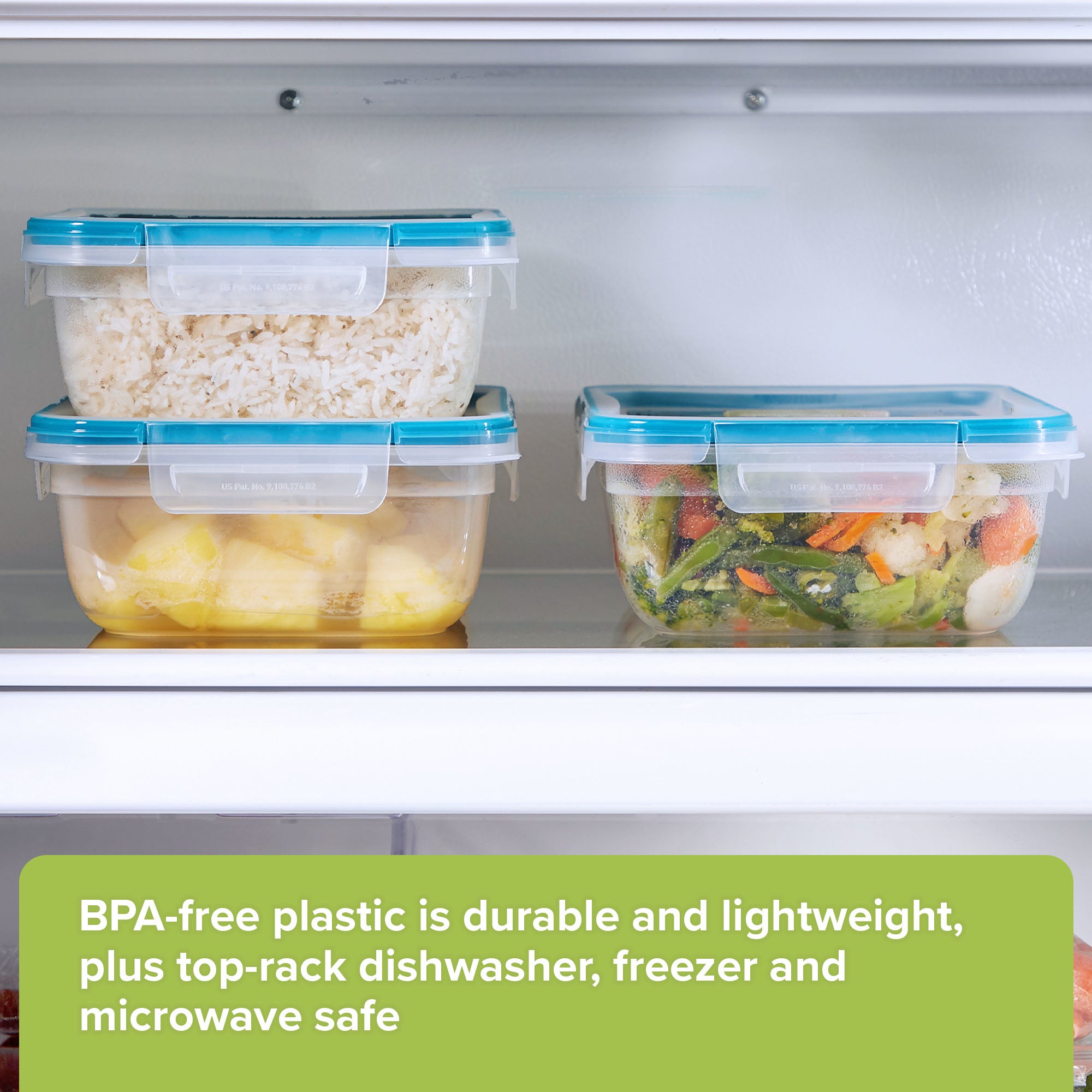 Snapware Total Solution 6-piece Rectangular Plastic Food Storage Set - Image 6