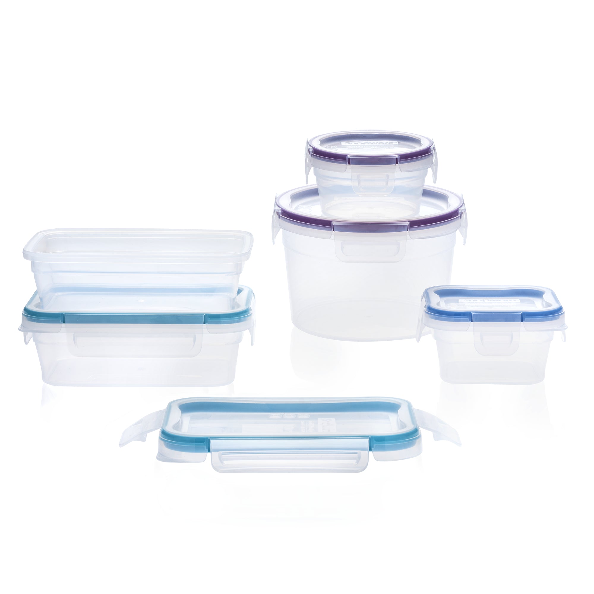 Snapware Total Solution 10-piece Plastic Food Storage Container Set