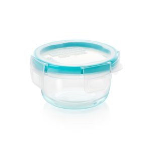 Snapware Total Solution Pyrex Glass 1-cup Round Food Storage with Plastic Lid