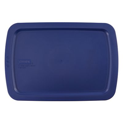 Pyrex Blue Lid for Easy Grab 3-quart Rectangular Baking Dish